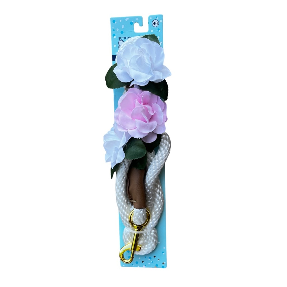 Flower dog leash